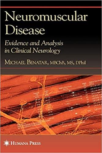 Neuromuscular Disease , Evidence and Analysis in Clinical Neurology