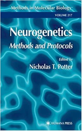 Neurogenetics: Methods and Protocols